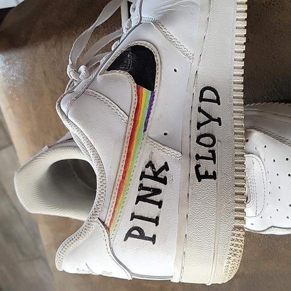 Nike Air Hand Painted Custom Shoes Size 8.5 - Picture 7 of 7